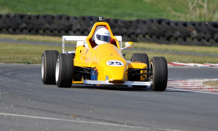 Jennifer Mullan racing a Formula Sheane at Bishopscourt 13-5-12